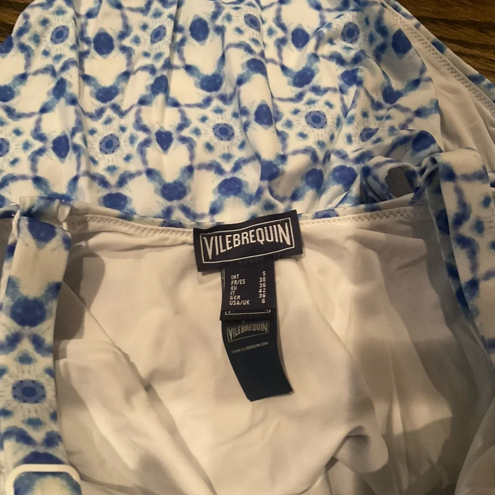 Vilebrequin Blue and White One Piece Swimsuit - Picture 3 of 3